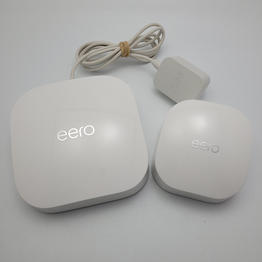 eero Pro 6E Tri Band Mesh Router Wi-Fi & Eero 6 Extender Q010001
